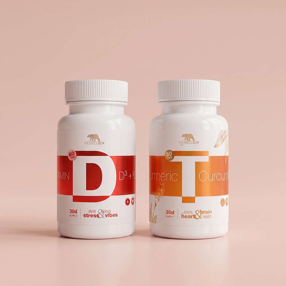 Витамин D3+K2 + Turmeric с черен пипер