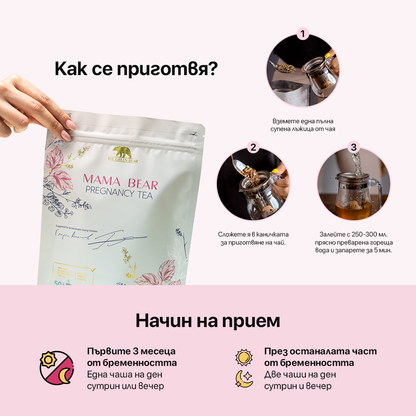 Чай за бременни Mama Bear tea 160гр